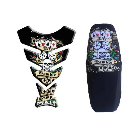 Cg Gamble Kombini (Koltuk Kılıfı + Tank Pad) ürün görseli 1