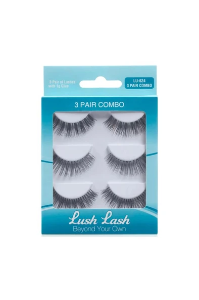 Lush Lash 3 Lü Bonus Pack Takma Kirpik