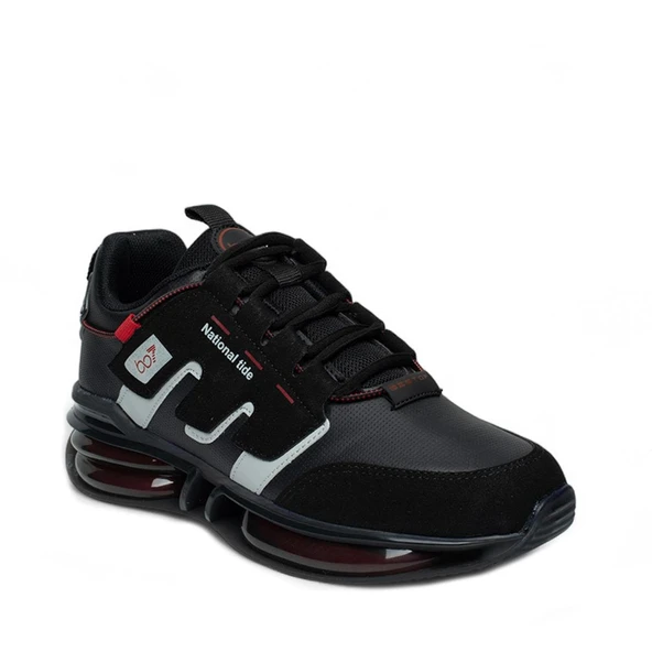 Best Of 622-24 National Tide Erkek Sneaker Siyah Beyaz - 2