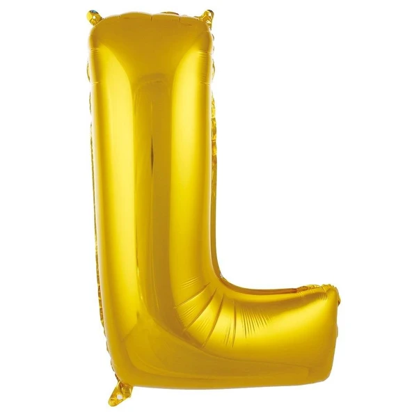 Folyo Balon 76cm Harf Altın "L" - 1