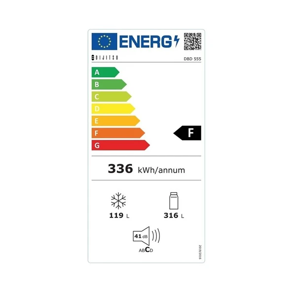 Dijitsu DBD555 Kombi No Frost Buzdolabı - 3