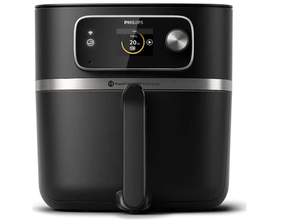 Philips Airfryer HD9880/90 7000 Serisi Combi XXL Connected 8.3 lt Yağsız Fritöz (Kutu Hasarlı)