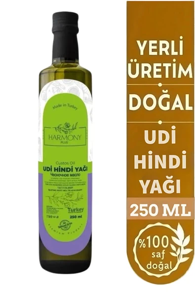 HARMONYPLUS Udi Hindi Yağı 250 ml Doğal Ve Saf Udi Hindi Yağı ( Costus Oil )