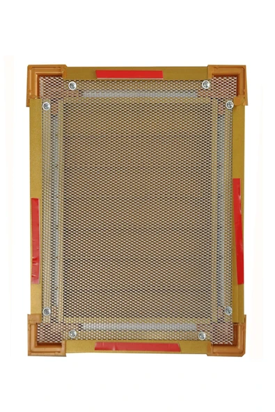 Panjur DÜNYASI  55 X 55 Alüminyum Altın Banyo Wc Havalandırma Panjuru - Resim 3