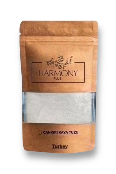 HARMONYPLUS Çankırı Kaya Tuzu (ÖĞÜTÜLMÜŞ) 1000gr Doğal Çankırı Kristal Toz Kaya Tuzu 1 Kg