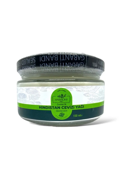 HARMONYPLUS Organik Hindistan Cevizi Yağı 150 ml (Soğuk Sıkım) Coconut Oil - 2