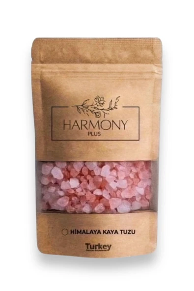 HARMONYPLUS Himalaya Tuzu (Granül) 1000gr Doğal Himalaya Kaya Tuzu Pembe İri 1 kg