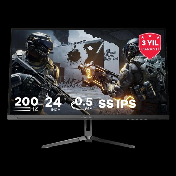 FAZEON X24F200 23.8" 200Hz 0.5ms FAST IPS FHD HDMI*1+DP*1 RGB GAMING MONITOR - 2