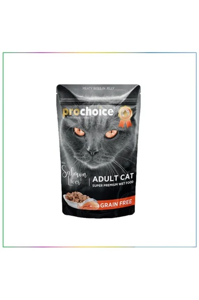 ProChoice Pouch Tahılsız Somunlu ve Ciğerli Kedi Konserve 85gr