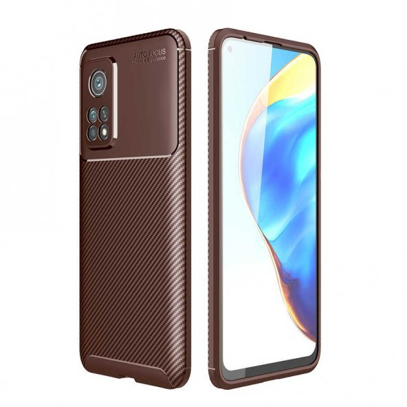 Xiaomi Mi 10T Pro 5G Kılıf Zore Negro Karbon Tasarım Silikon - 2