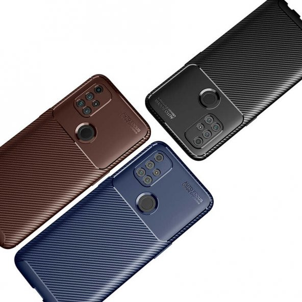 One Plus Nord N10 5G Kılıf Zore Negro Karbon Tasarım Silikon - 8