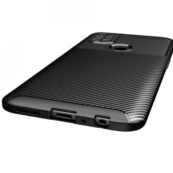 One Plus Nord N10 5G Kılıf Zore Negro Karbon Tasarım Silikon - 9