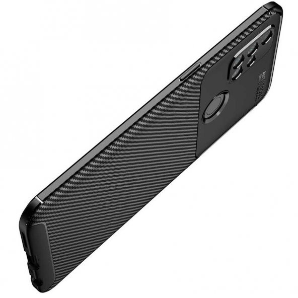 One Plus Nord N10 5G Kılıf Zore Negro Karbon Tasarım Silikon - 10