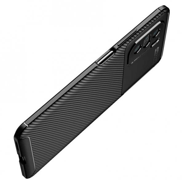 Xiaomi Mi 11İ Kılıf Zore Negro Karbon Tasarım Silikon Kılıf - 9
