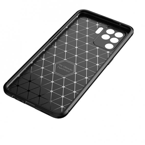 Oppo Reno 5 Lite Kılıf Zore Negro Karbon Tasarım Silikon Kılıf - 11
