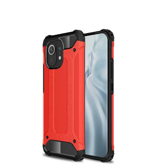 Xiaomi Mi 11 Kılıf Zore Crash Zırh Silikon Kılıf - 4