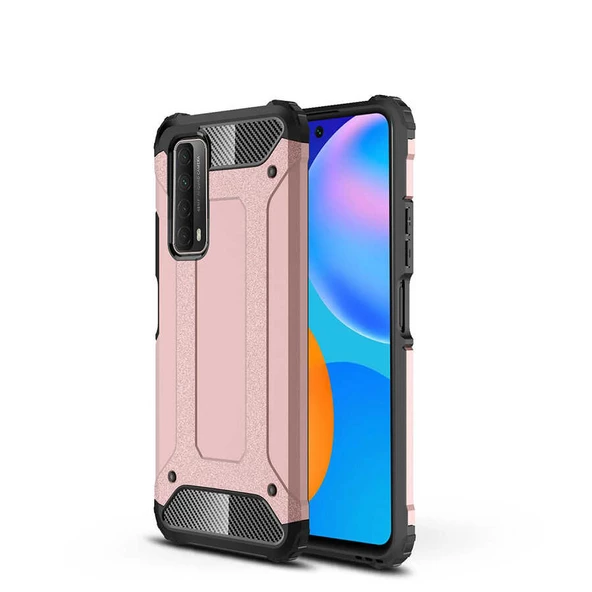 Huawei P Smart 2021 Kılıf Zore Crash Zırh Silikon Kılıf - 7