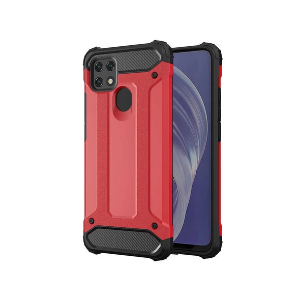 Oppo A15 Kılıf Zore Crash Zırh Silikon Kılıf - 4