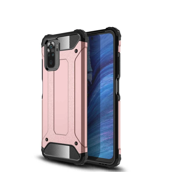 Xiaomi Redmi Note 10 Kılıf Zore Crash Zırh Silikon Kılıf - 7