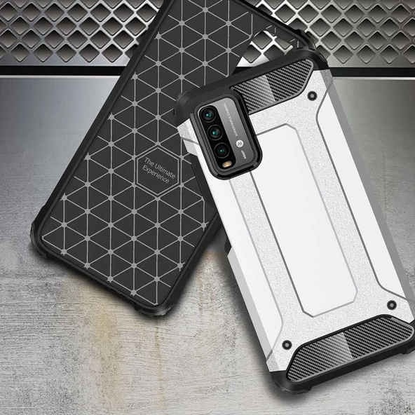 Xiaomi Poco M3 Kılıf Zore Crash Zırh Silikon Kılıf - 8
