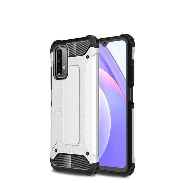 Xiaomi Poco M3 Kılıf Zore Crash Zırh Silikon Kılıf - 7