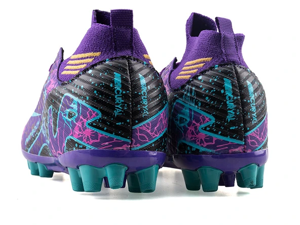 Laliga 565 Mor-Turkuaz Erkek Krampon Ayakkabı - 13