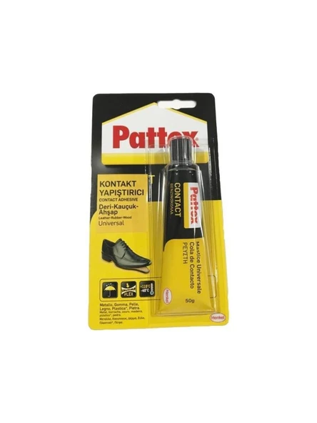 Pattex Deri-Kauçuk Ahşap Yapıştırıcı 50ml