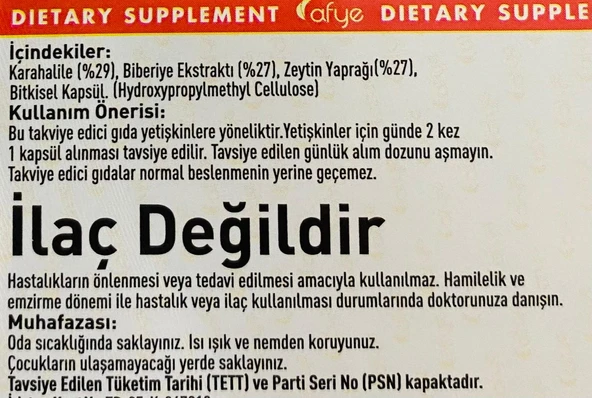 Afye K.B.Z  60 kapsül - 3