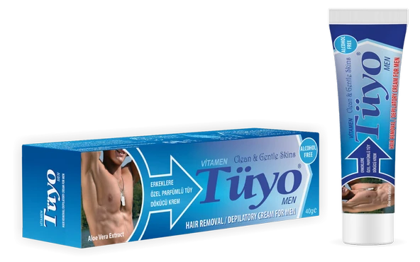 TÜYO ÖZEL PARFÜMLÜ TÜY DÖKÜCÜ KREM 40GR ERKEK ALEO VERA ürün görseli 1