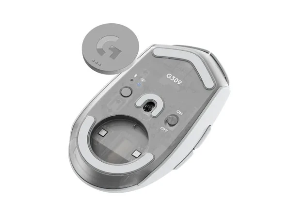 Logitech 910-007208 G309 Light Speed kablosuz beyaz oyuncu mouse - Resim 4