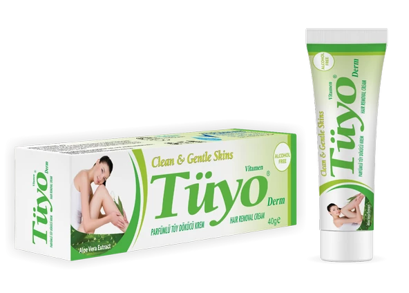 TÜYO ÖZEL PARFÜMLÜ TÜY DÖKÜCÜ KREM 40GR BAYAN ALEO VERA ürün görseli 1