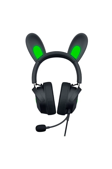 RAZER Kraken Kitty V2 Pro Wired RGB Headset: Interchangeable Ears (Kitty, Bear, Bunny) RGB