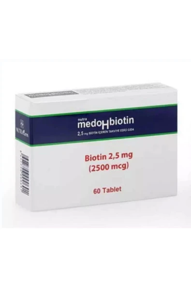 Dermoskin Medohbiotin Biotin 2,5mg 60 Tablet