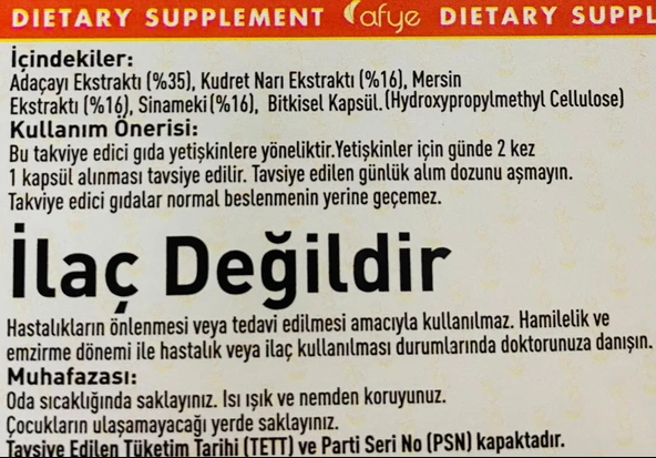 Afye  Salvia  ( 50 kapsül) - 3