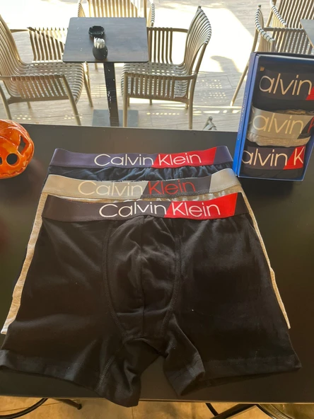 Calvin Klein Erkek 3 Lü Boxer