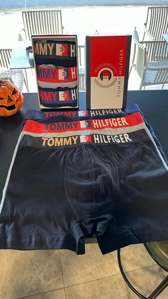 TOMMY HILFIGER Erkek 3 Lü Boxer