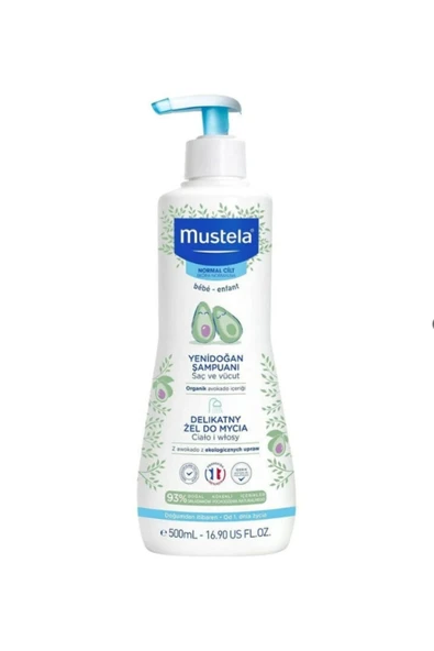 Mustela Gentle Cleansing Gel Yenidoğan Şampuanı 500 ml