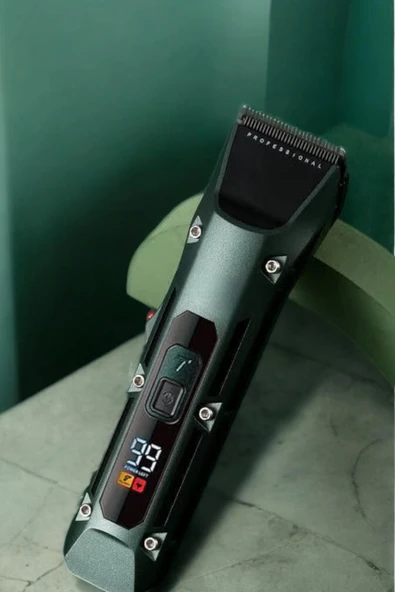 Tıraş Makinesi Dijital Göstergeli Turbo Motor Paslanmaz Çelik - Resim 2