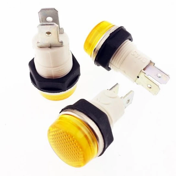 EMAS S140 SİNYAL 14MM 220V SARI
