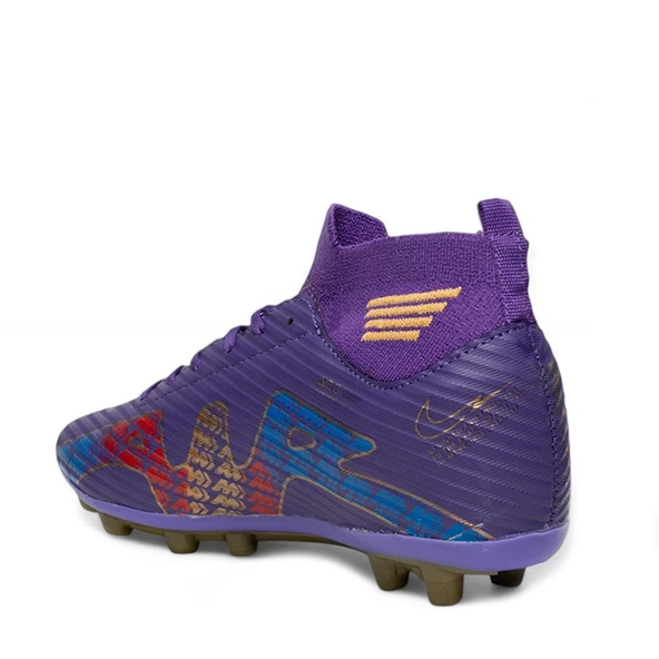 Twingo 585 Mor-Altın Erkek Krampon Ayakkabı - 4