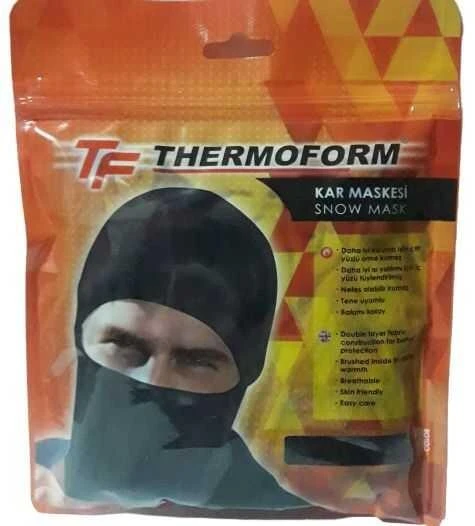 Thermoform Kar Maskesi Siyah - 2