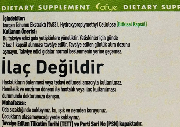 Afye Nettle seed    60 kapsül - 3