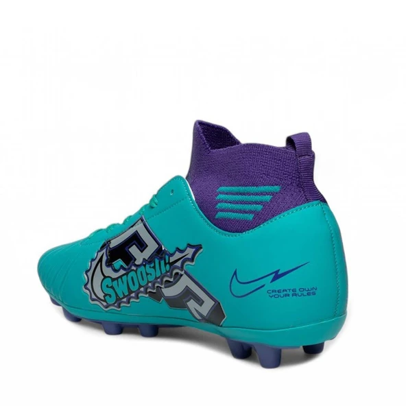 Twingo 590 Turkuaz-Mor Erkek Krampon Ayakkabı - 4