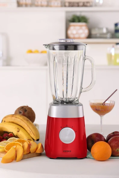 Karaca Multiblend Smoothie Blender Kırmızı 1000w