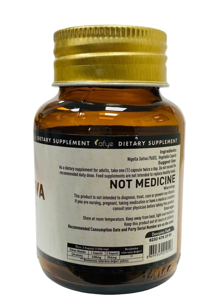Afye Nigella Stevia   60 Kapsül - 2