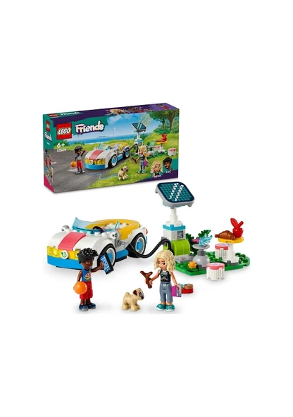 Lego Friends Elektrikli Araba ve Şarj İstasyonu 42609 Lisanslı Ürün