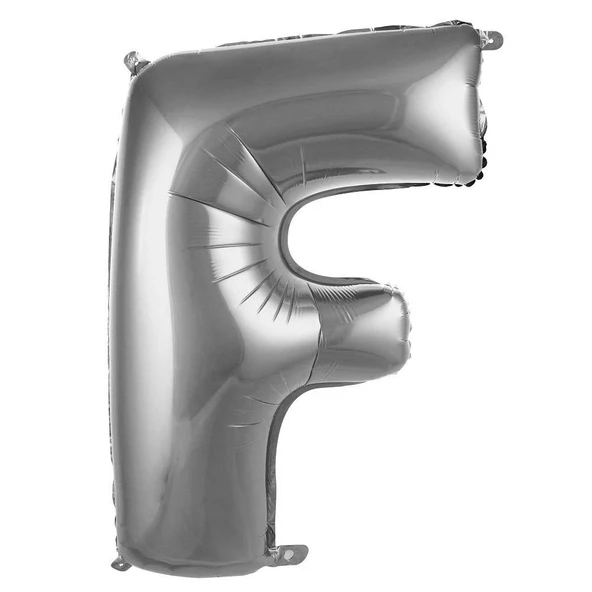 Folyo Balon 76cm Harf Gümüş "F"