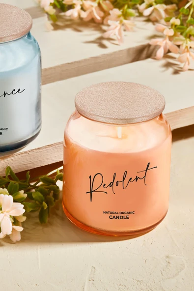 Selka Home - Dream Ahşap Kapaklı Cam Tasarım Kokulu Candle Mum - 10