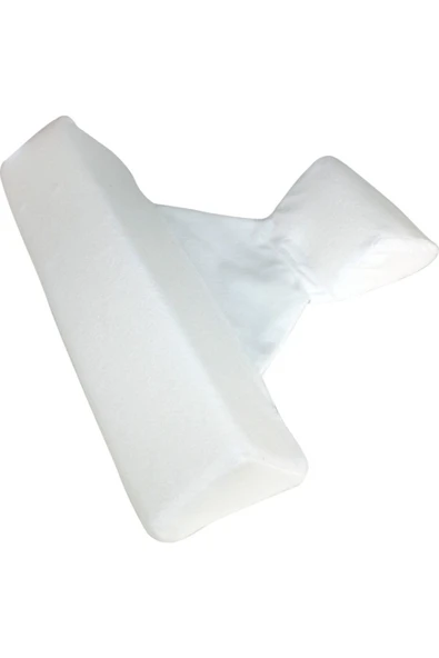 Babymol Güvenli Uyku Yastığı Yan Yatma Yatış Yastığı Emzirme Yastığı - Beyaz - 2