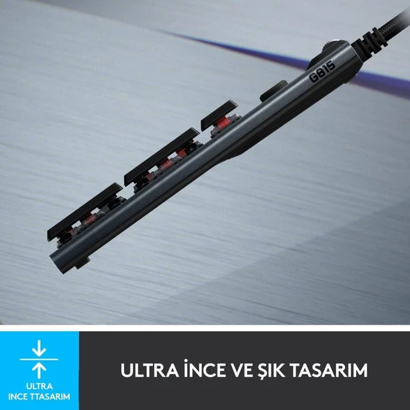 Logitech G815 Lightsync RGB Kablolu Mekanik Oyuncu Klavyesi - teşhir - 2